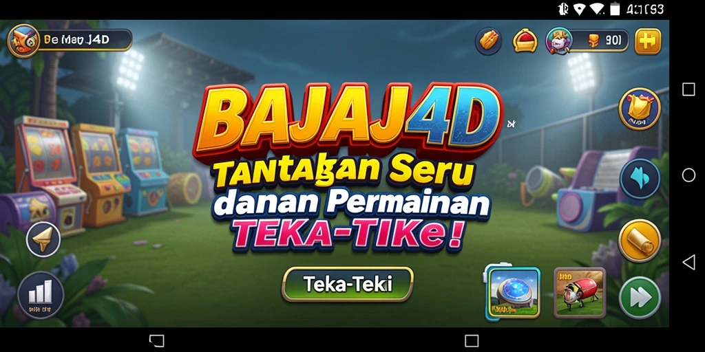 Tampilan antarmuka permainan Teka-Teki BAJAJ4D yang menarik.