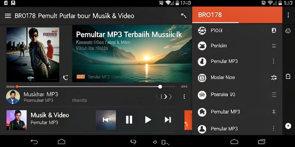 Tampilan antarmuka BRO178 yang modern dan intuitif.