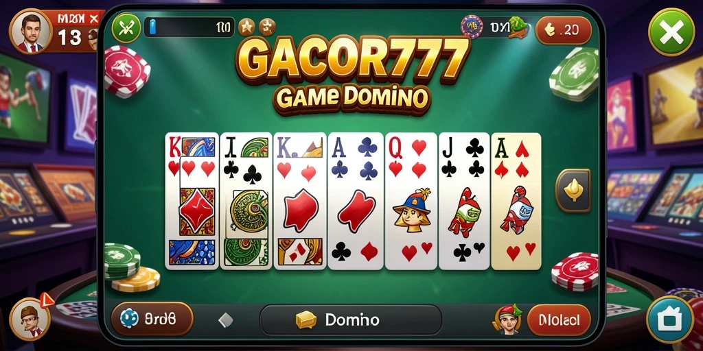 Antarmuka gameplay GACOR777 yang intuitif dan menarik.